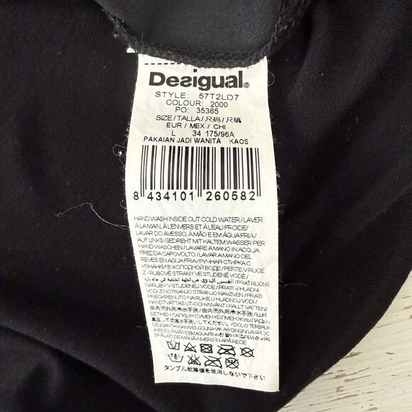 Desigual by christian Lacroix ladies long sleeve top tunic blouse size M - Picture 10 of 12